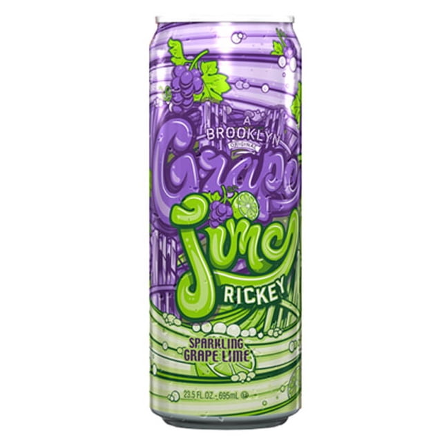 Arizona Grape Lime Rickey 23.5 Oz Can Pack of 24 - Walmart.com