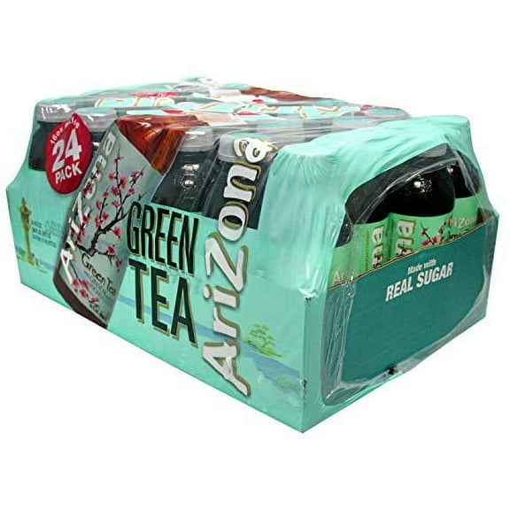 Arizona Green Tea, Ginseng and Honey, 16 fl oz, 24-count