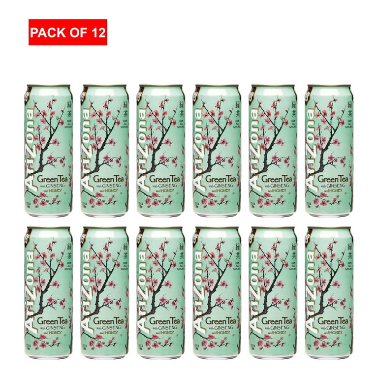 ARIZONA GREEN TEA アリゾナ グリーンティ 12本パック AriZona Green Tea, Ginseng and Honey, 12 Pack Same-Day