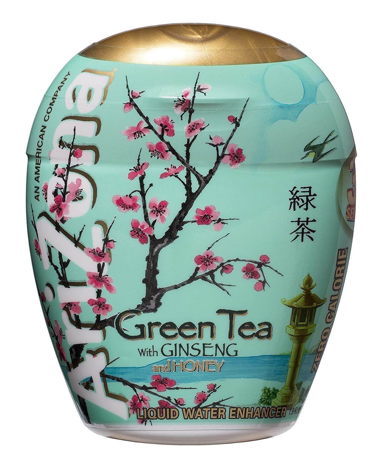 Arizona Green Tea With Gingseng Liquid Water Enhancers 1.9 Oz