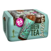 Arizona® Green Tea With Ginseng And Honey, 16 Oz, Carton Of 24
