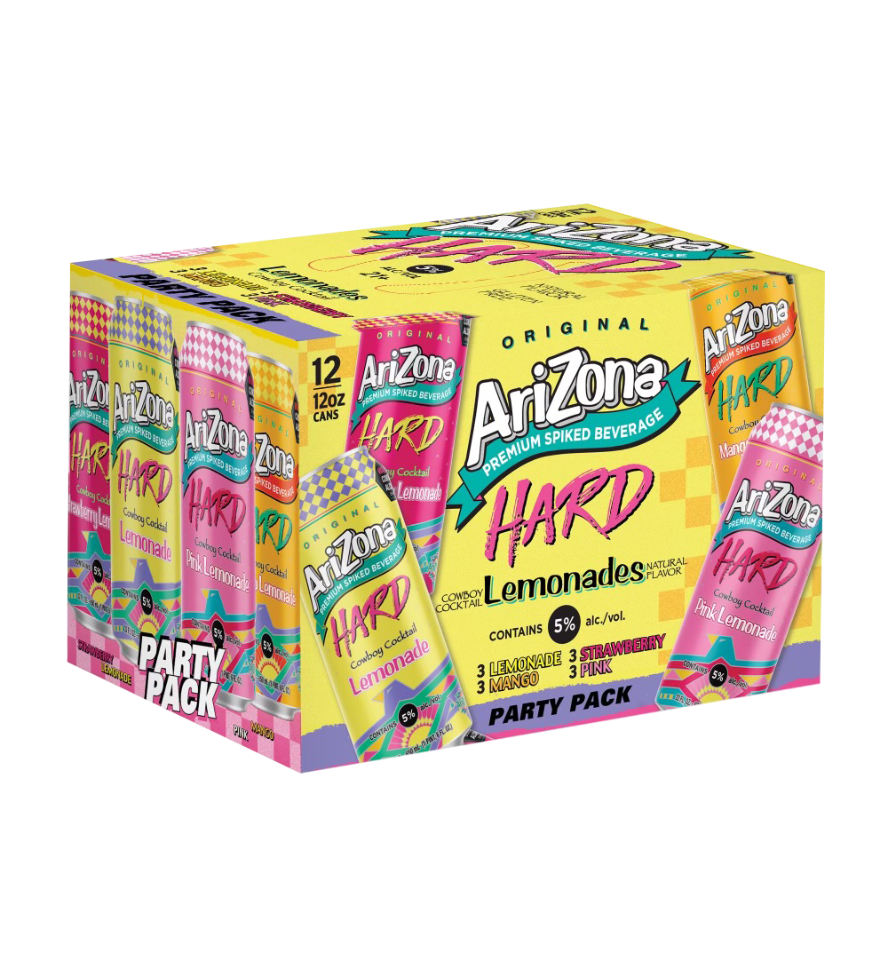 Arizona Hard Tea Lemonade Vrty 12pkc - Walmart.com