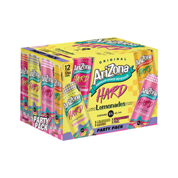 Arizona Hard Tea Lemonade Vrty 12pkc