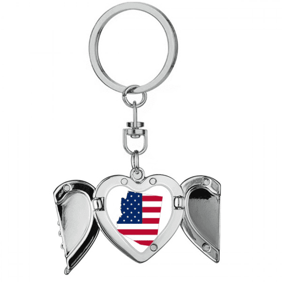 Arizona Heart Angel Wing Key Chain Holder