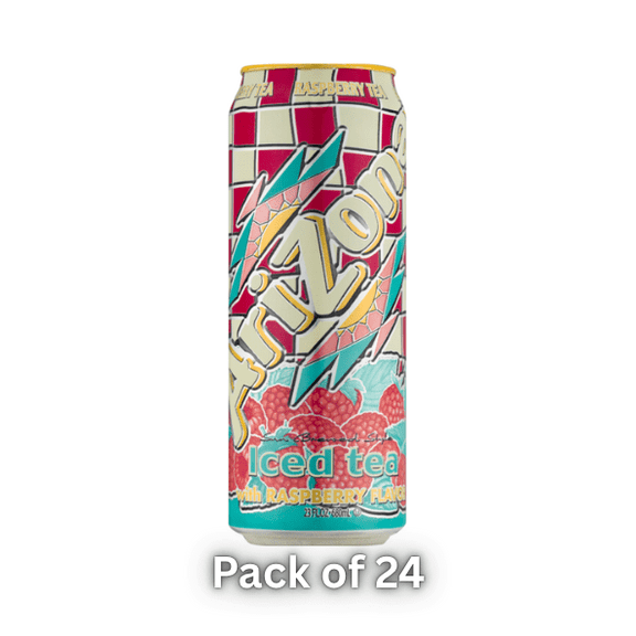 Arizona Iced Tea, [Flavor Name], Real Brewed, 23 fl oz Cans, 24 Pack