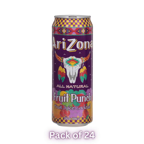 Arizona Iced Tea, Fruit Juice Cocktail , Real Brewed, 23 fl oz Cans, 24 Pack
