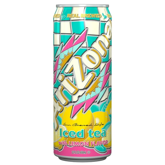 Arizona Lemon Tea 99 cent 22 fluid ounce in aluminum cans