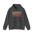 thumbnail image 1 of Arizona Moving Away 70s Retro Hoodie, Gifts, Hooded Sweatshirt, 1 of 4