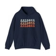 thumbnail image 1 of Arizona Moving Away 70s Retro Hoodie, Gifts, Hooded Sweatshirt, 1 of 4