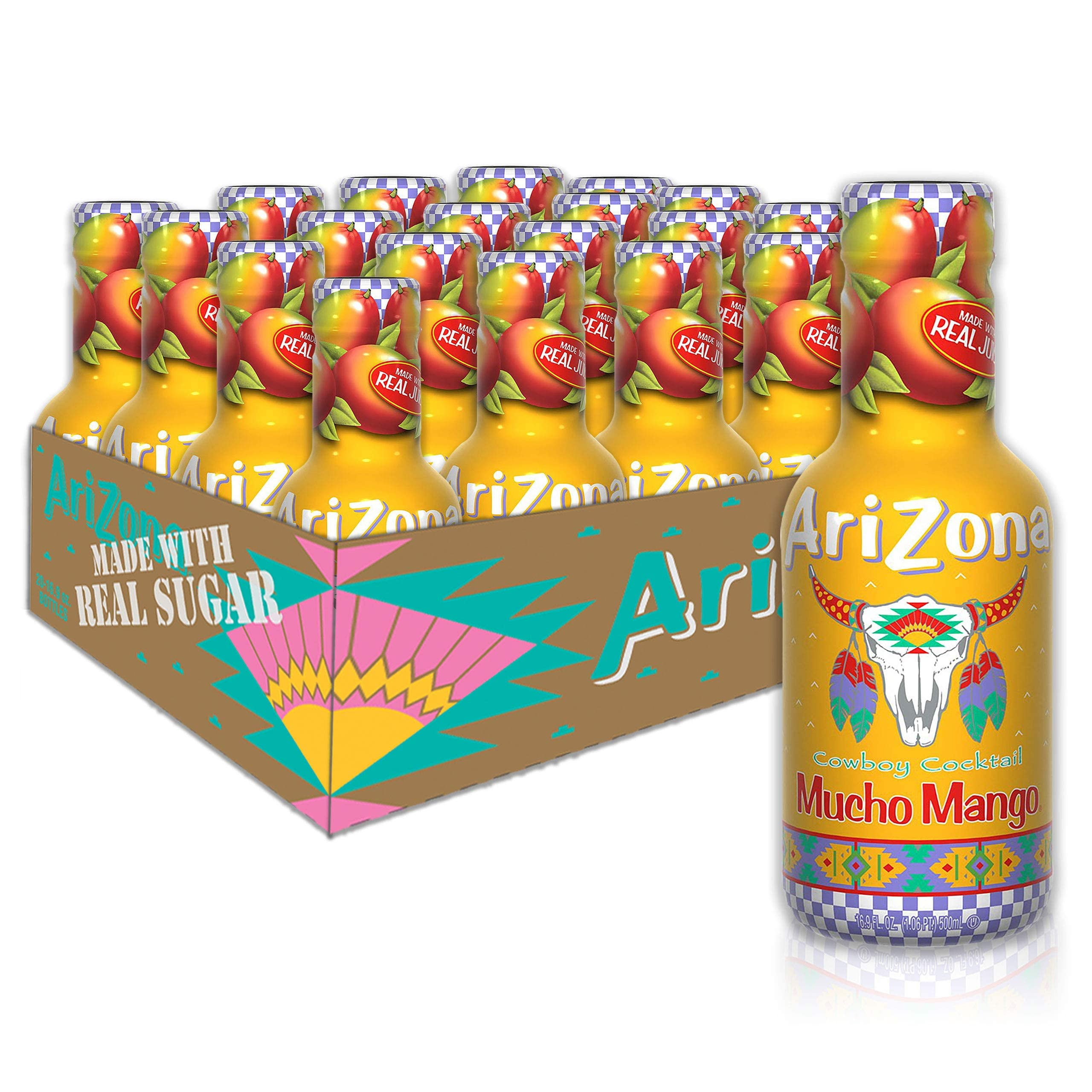 Arizona Mucho Mango, 16.9 Fl Oz (Pack Of 20), Bottle