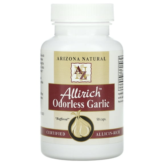 Arizona Natural Allirich Odorless Garlic 90 Caps