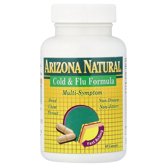 Arizona Natural Cold & Flu Formula , 60 Capsules