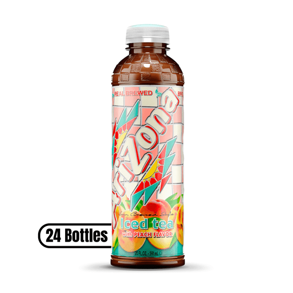 Arizona Peach Tea, 20 oz Bottle, 24 Pack
