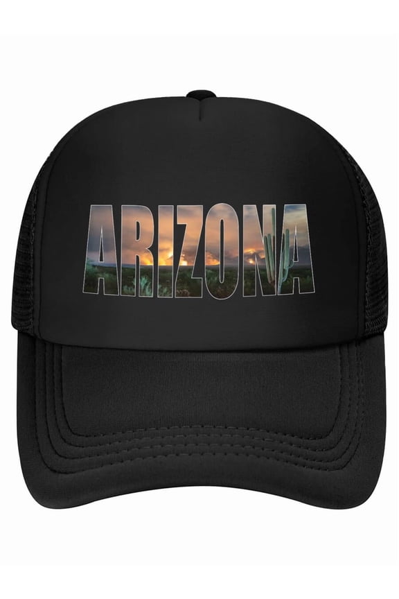 Arizona Photo Landscape Cactus Dessert Mountains Nature Baseball Cap