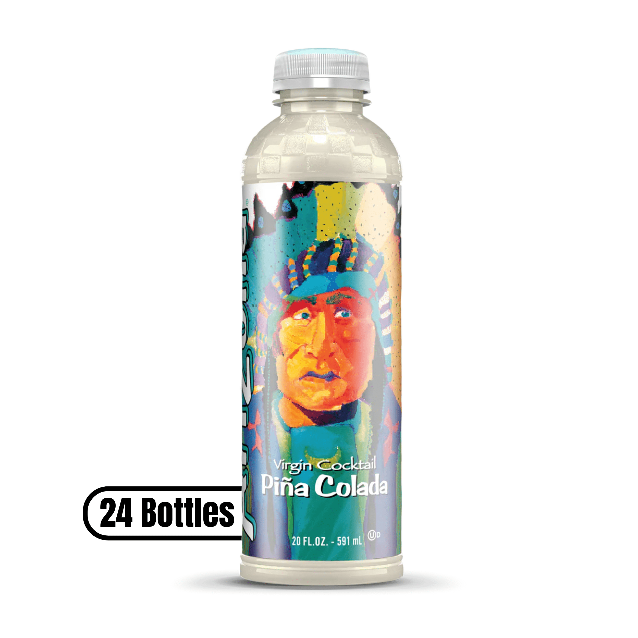 Arizona Piña Colada Virgin Cocktail, 20 oz Bottle, 24 Pack