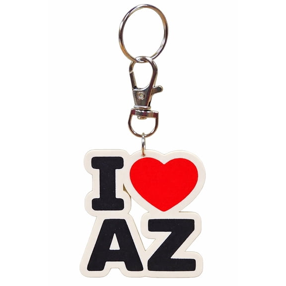 Arizona Pride Keychain with Lobster Clasp, Thermoplastic Polyester, Made in USA