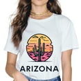 thumbnail image 1 of Arizona Pride State Map Cactus Vintage Arizona T-Shirt, 1 of 4