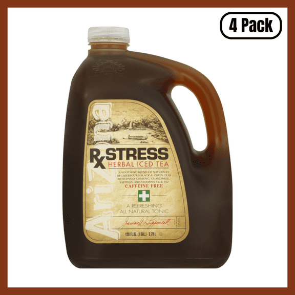 Arizona RX Stress Herbal Tea, 128 fl oz Bottle