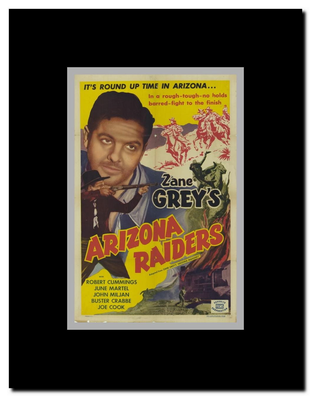 Arizona Raiders Framed Movie Poster