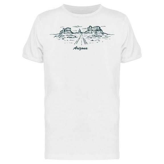 Arizona Road T-Shirt Men -Image by Shutterstock, Male Large