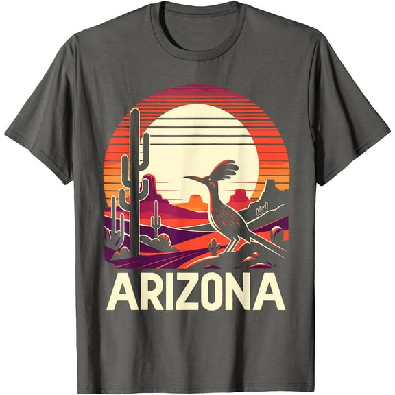 Arizona Roadrunner State Of Arizona Cactus Funny Unisex T-Shirt for Men Women Kids Toddler