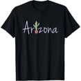 thumbnail image 1 of Arizona Saguaro Cactus tee shirt men women boys girls gift T-Shirt Black Small, 1 of 4