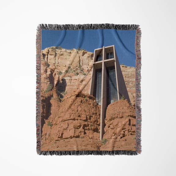 Arizona, Sedona, Chapel Of The Holy Cross - Us03 Jwi0214 - Jamie And Judy Wild, Woven Blanket
