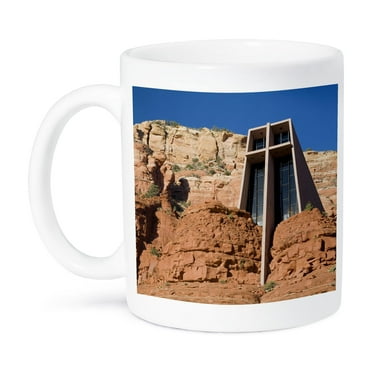 3dRose, Arizona, Sedona, Chapel of the Holy Cross - US03 JWI0214 - Jamie and Judy Wild, 11oz Mug
