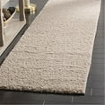 thumbnail image 1 of Arizona Shag Dark Grey Large Rectangle Rug-Color:Beige,Shape:Runner,Size:2'-3" X 8', 1 of 7