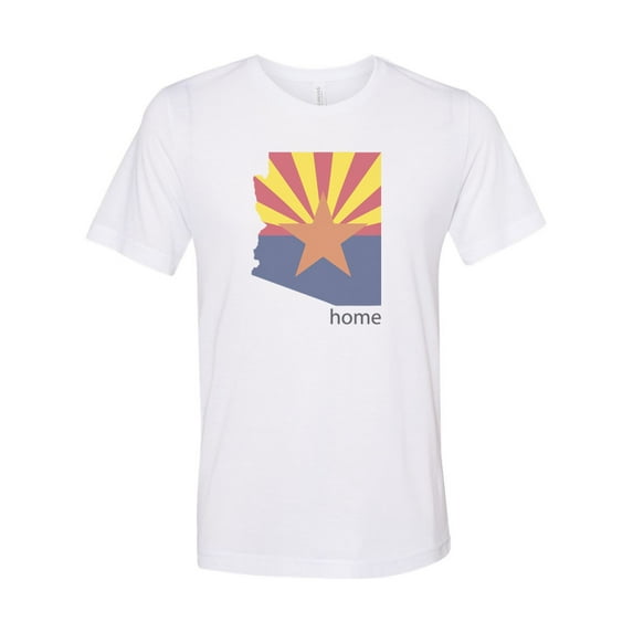 "Arizona Shirt, Arizona Is Home, AZ Tee, Soft Bella Canvas, Sublimation, Arizona Tee, I'm From Arizona, AZ Shirt, Arizona Native, Unisex T, White, SMALL"