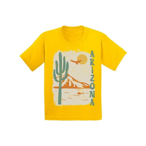 Arizona Shirt for Kids - Age 6 to 15 Years - AZ State USA - Youth Graphic Novelty Souvenir