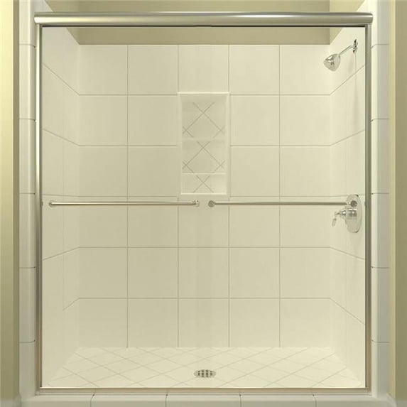 Arizona Shower Door ES16076CHCLT 76.38 x 60 in. ESE Euro Enclosure Shower Door - Chrome
