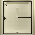 thumbnail image 1 of Arizona Shower Door LSER6062AOBCLL 62.38 x 60 in. Leser Lite Euro Enclosure Shower Door with Showerhead Left - Oil Rubbed Bronze, 1 of 1