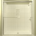 thumbnail image 1 of Arizona Shower Door LSER6062CHCLR 62.38 x 60 in. Leser Lite Euro Enclosure Shower Door with Showerhead Right - Chrome, 1 of 1