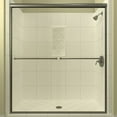 thumbnail image 1 of Arizona Shower Door ES16670BNCLT 70.38 x 66 in. ESE Euro Enclosure Shower Door - Brushed Nickel, 1 of 3