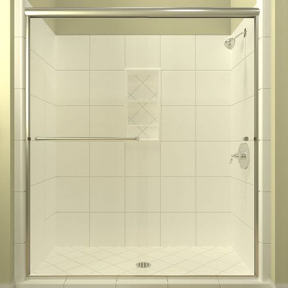 Arizona Shower Door ES16670CHCLL 70.38 x 66 in. ESE Euro Enclosure Shower Door with Showerhead Left - Chrome