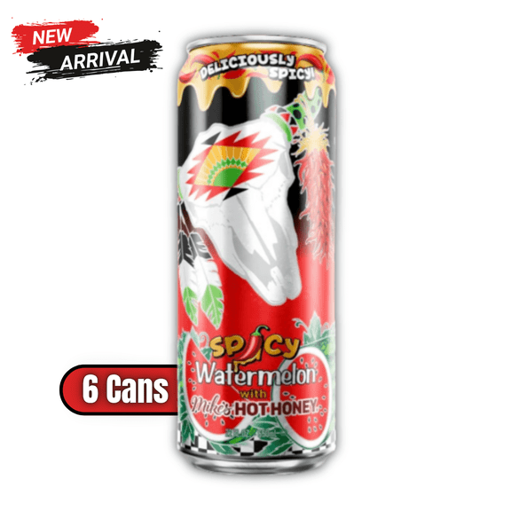 Arizona Spicy Watermelon Juice Cocktail, 22 fl oz Cans, 6 Pack