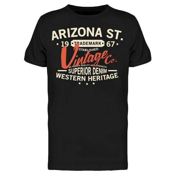 Arizona St Vintage T-Shirt Men -Image by Shutterstock, Male Large