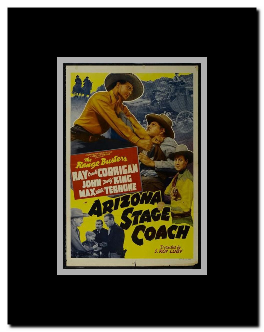 Arizona Stage Coach Framed Movie Poster