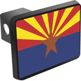 thumbnail image 1 of Arizona State Flag Hitch Cover, 1 of 1