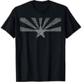 thumbnail image 1 of Arizona State Flag T-Shirt Distressed Vintage AZ Flag Print T-Shirt, 1 of 5