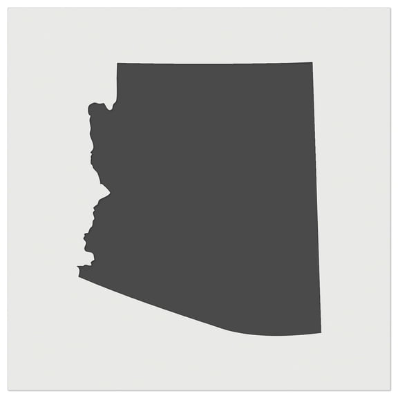 Arizona State Silhouette DIY Cookie Wall Craft Stencil - 7.0 Inch