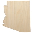 thumbnail image 1 of Arizona State Silhouette Wood Shape Unfinished Piece Cutout Craft DIY Projects - 6.25 Inch Size - 1/4 Inch Thick, 1 of 7