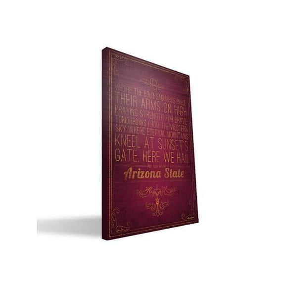 Arizona State Song 24x36 Canvas