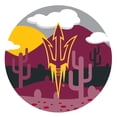 thumbnail image 1 of Arizona State Sun Devils 12" Landscape Circle Sign, 1 of 1