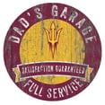 thumbnail image 1 of Arizona State Sun Devils 12" x 12" Dad's Garage Sign, 1 of 7