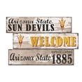 thumbnail image 1 of Arizona State Sun Devils 24" 3-Plank Welcome Sign, 1 of 1