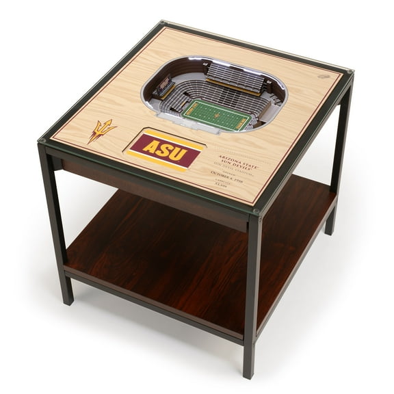 Arizona State Sun Devils 25-Layer StadiumViews Lighted End Table