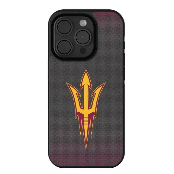 Arizona State Sun Devils Linen Logo iPhone Bump Case