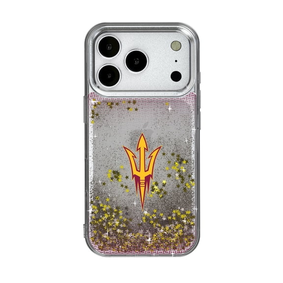 Arizona State Sun Devils Linen Logo iPhone Glitter Case